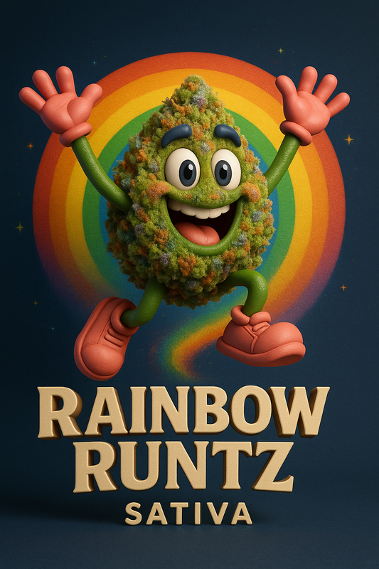 Rainbow runtz sativa digital artwork