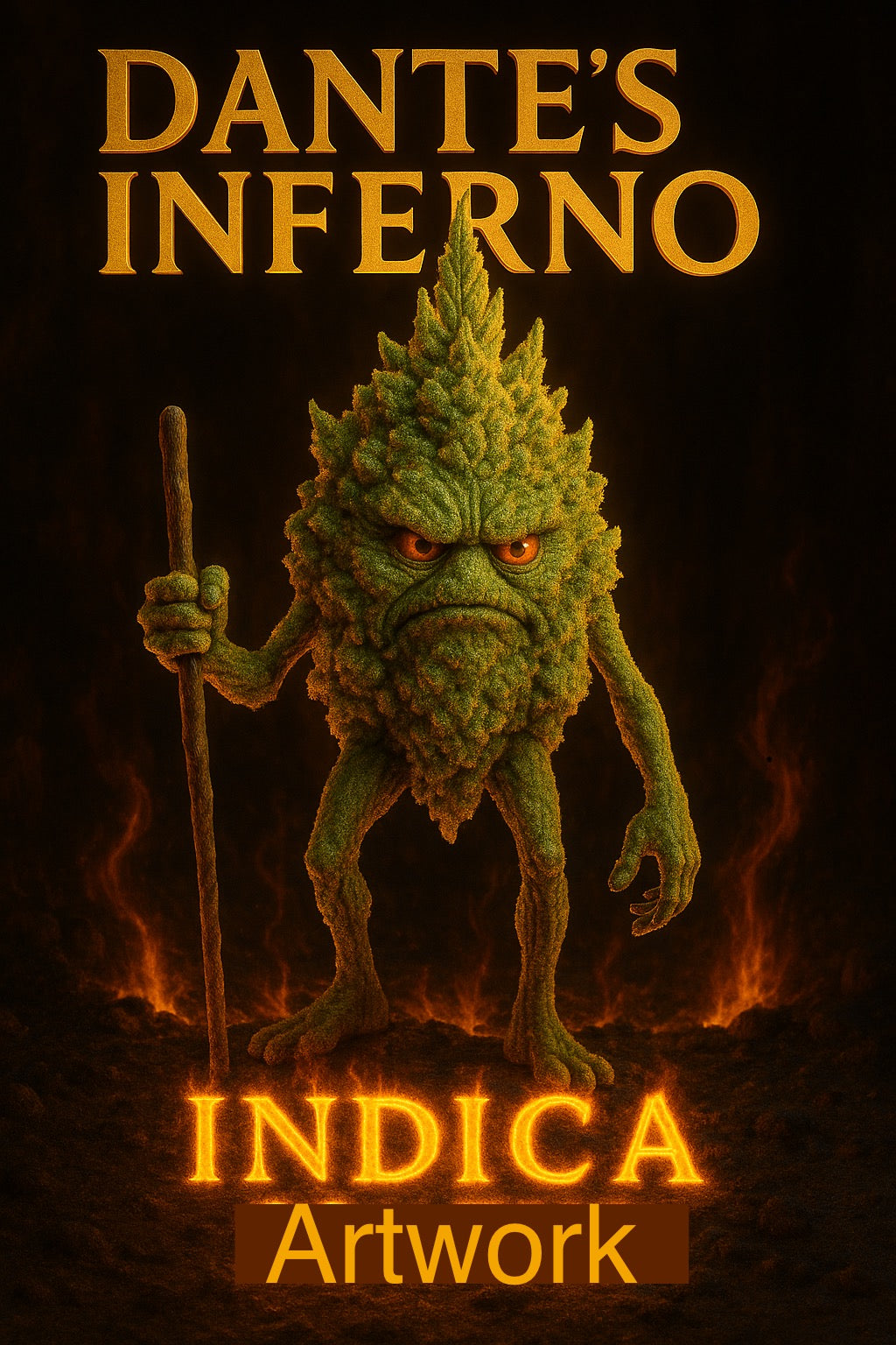Dante’s inferno indica digital artwork