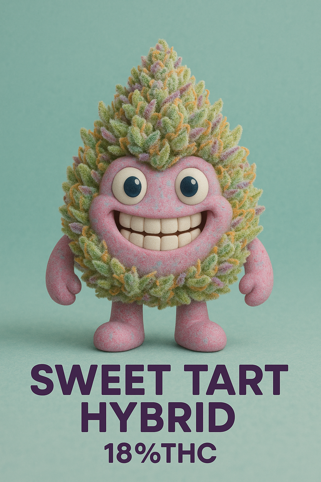 Sweet tart indica artwork 13%thc