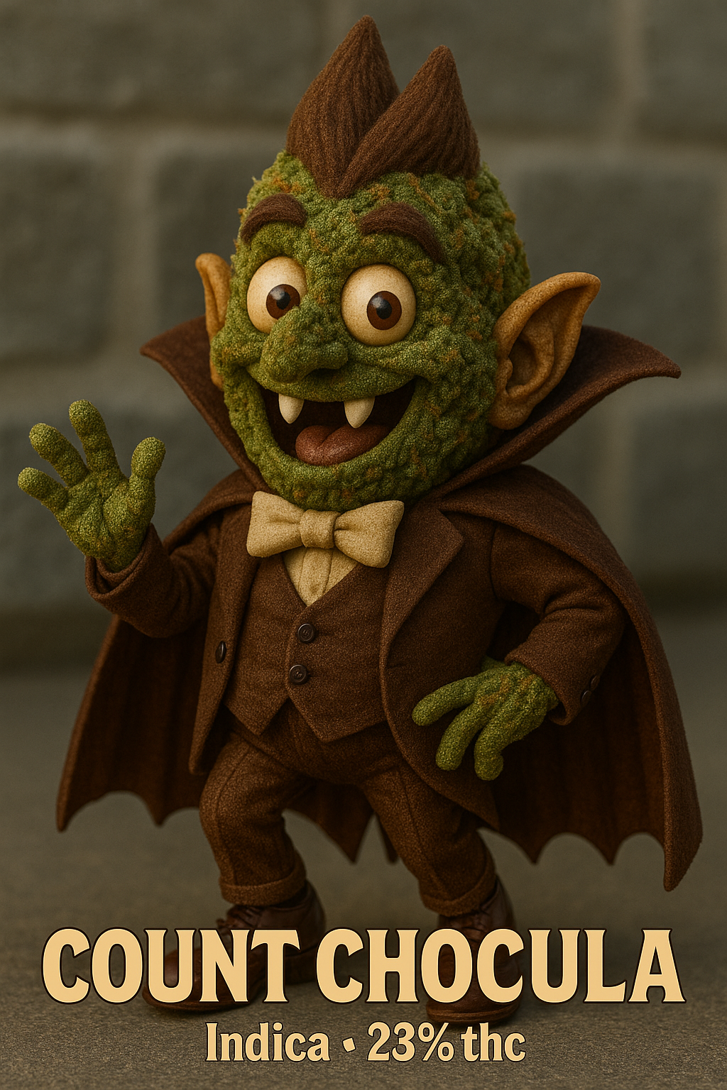 Count Chocula hybrid artwork 23%thc