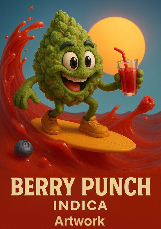 Berry punch indica digital artwork