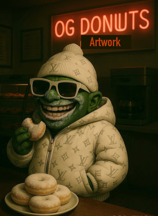 OG Donuts hybrid digital artwork