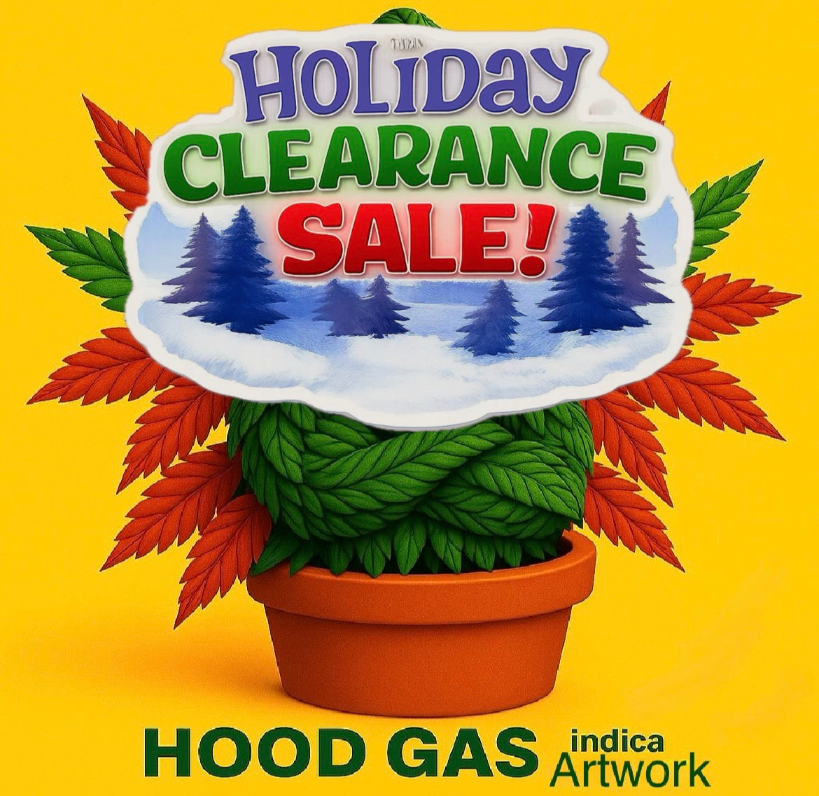 Hood gas indica digital artwork