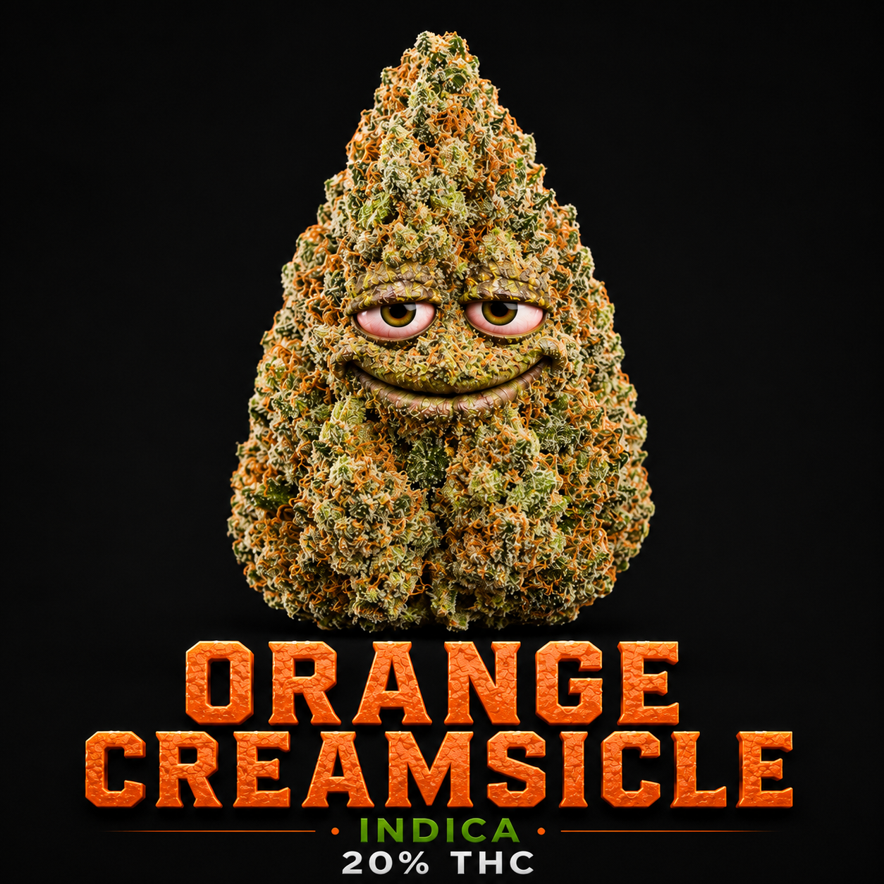 Orange Creamsicle Sativa artwork 20% thc