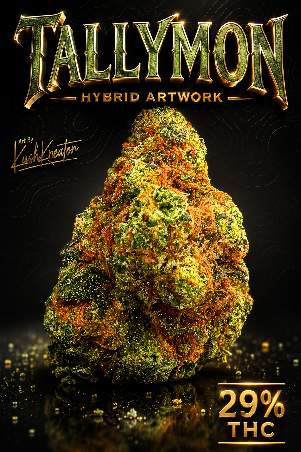 Tallymon hybrid artwork 29%thc