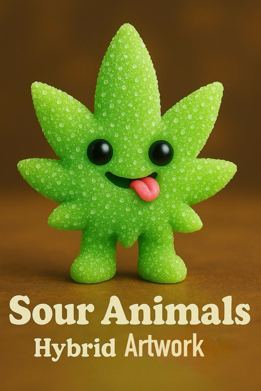 Sour animals hybrid  artwork