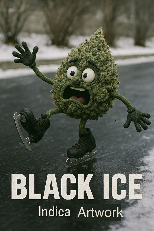 Black ice indica artwork