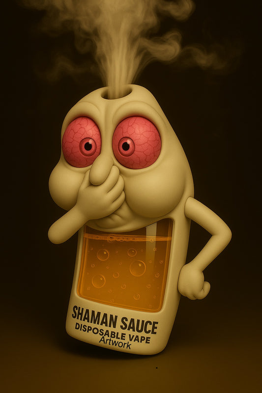 Shaman sauce live resin vape artwork
