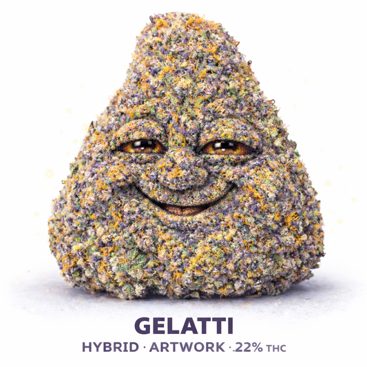 Gelatti hybrid artwork 22%thc