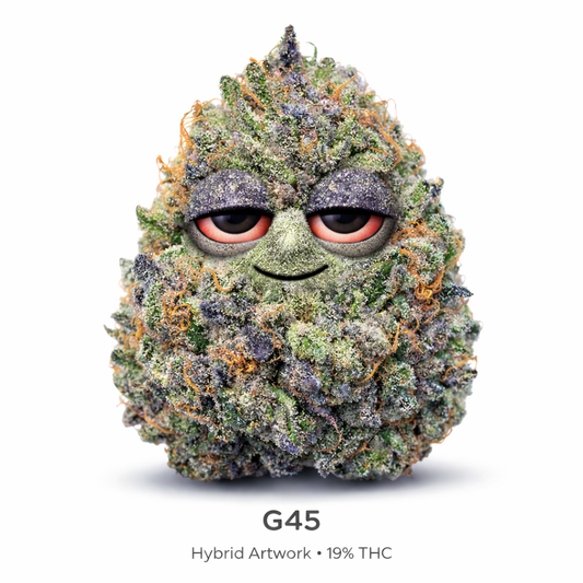 G45 hybrid artwork 19%thc