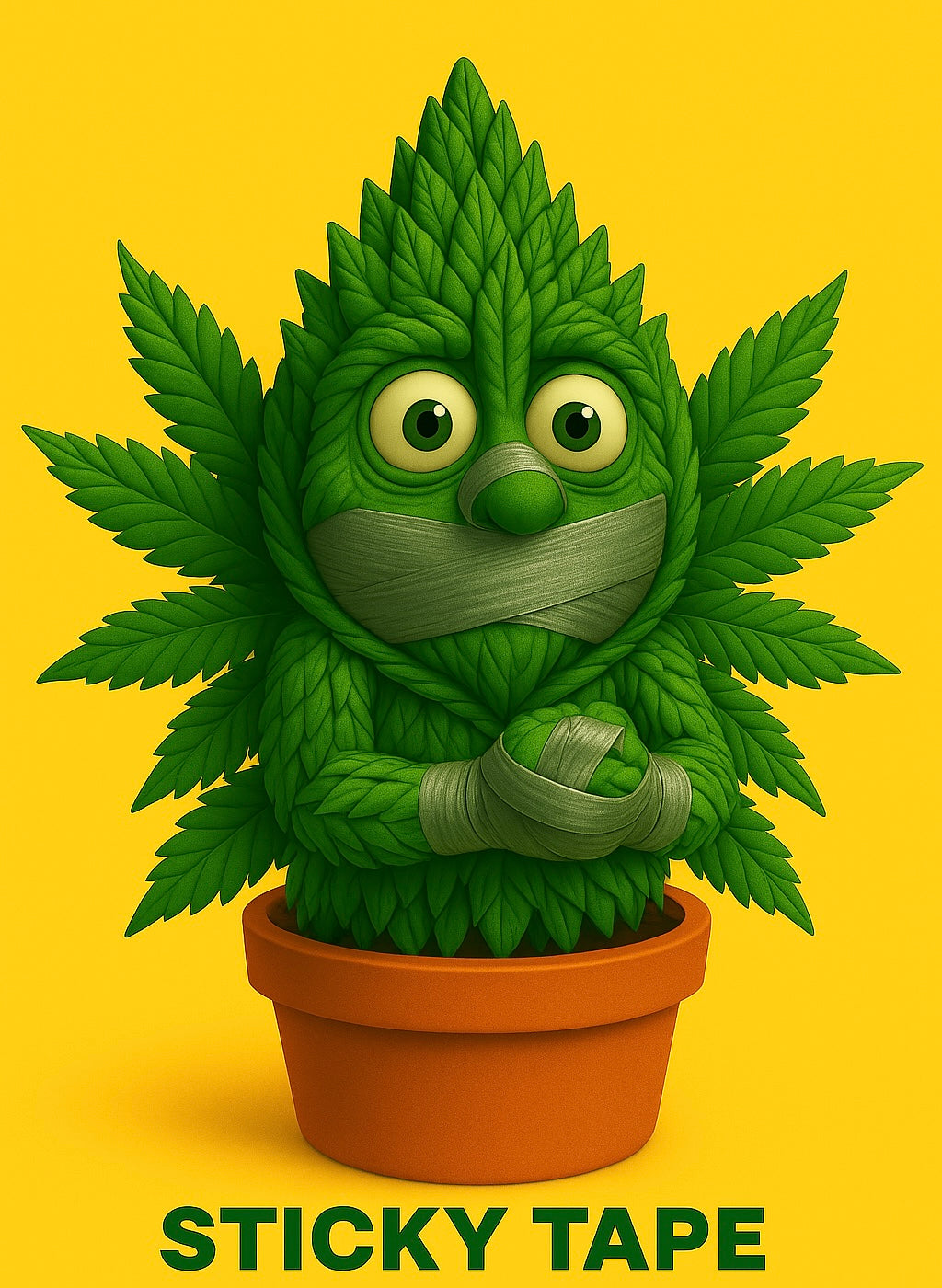 Sticky tape indica digital artwork