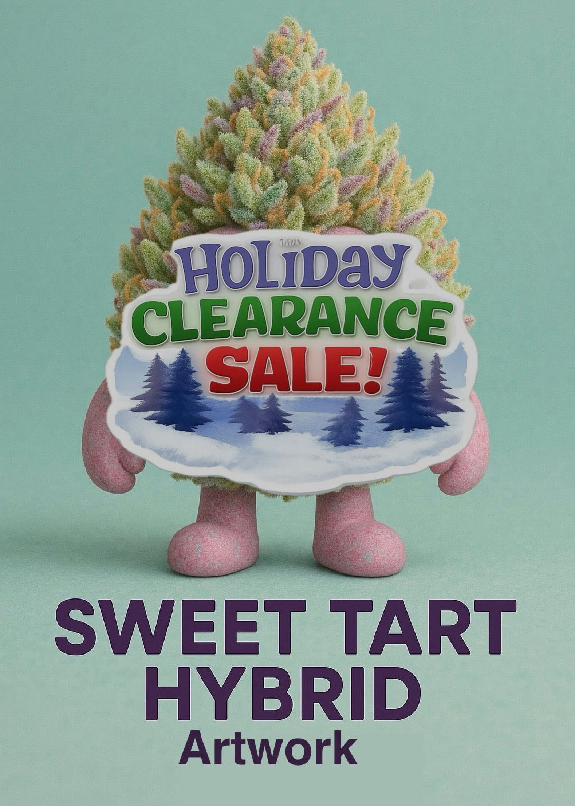 Sweet tart indica artwork