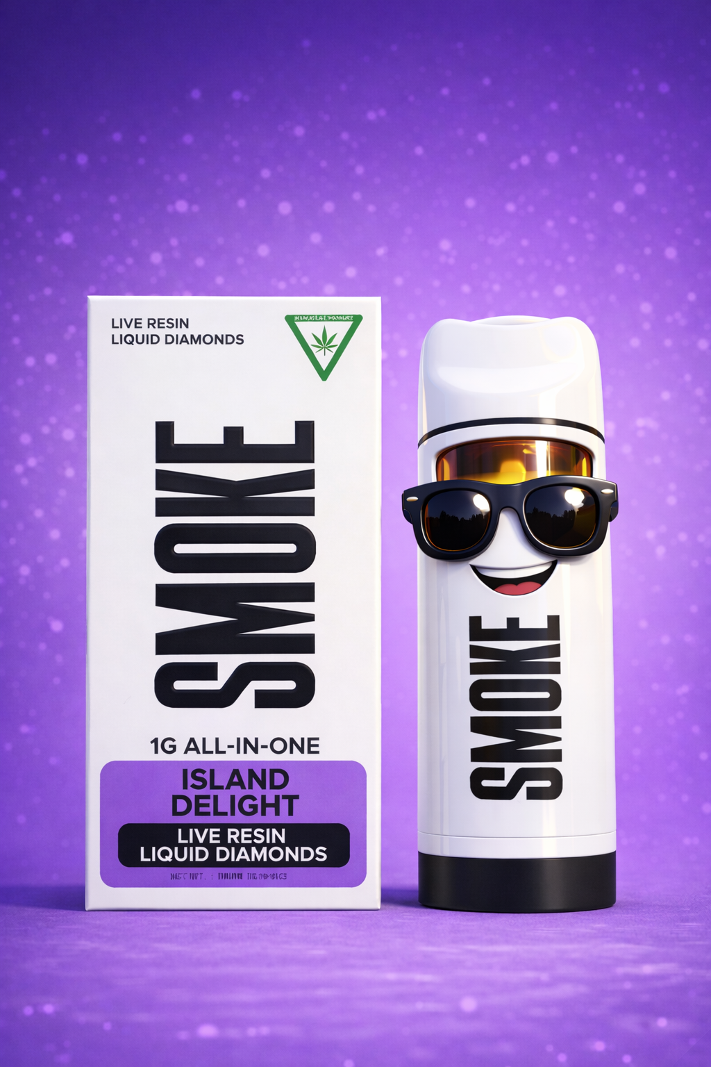 1gram Smoke live resin liquid diamond vape artwork