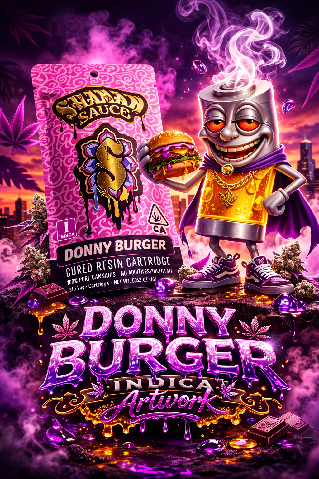 Donny Burger indica artwork