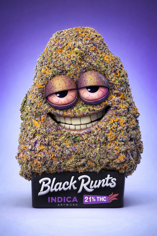 Black Runtz hybrid artwork