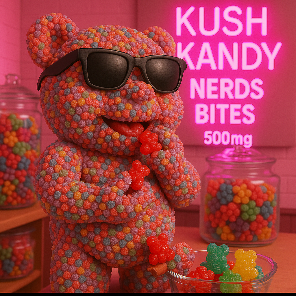 Kush Kandy nerds bite artwork