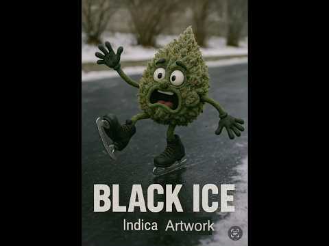 Black ice indica artwork
