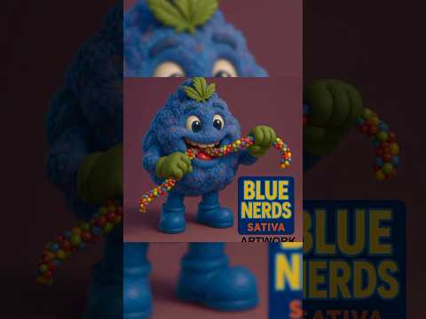 Blue nerds sativa artwork