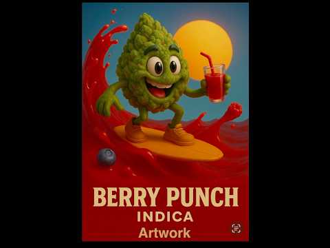 Berry punch indica artwork